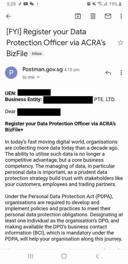 register-data-protection-officer-government-email