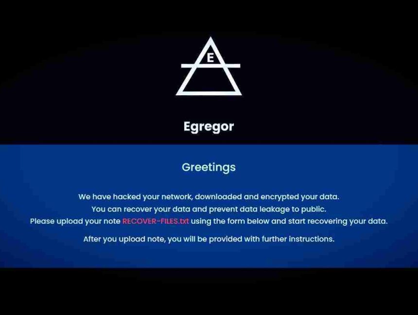 Crytek Hit By Egregor Ransomware, Ubisoft Data Leaked