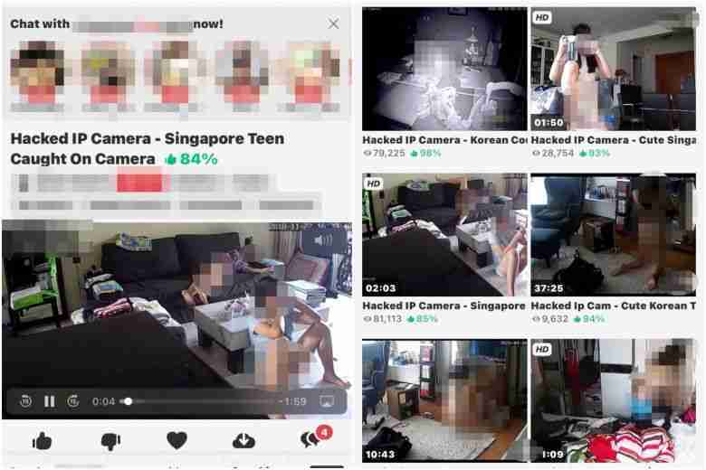 Singapore Home Cams Hacked And Stolen Footage Sold On Pornographic Sites