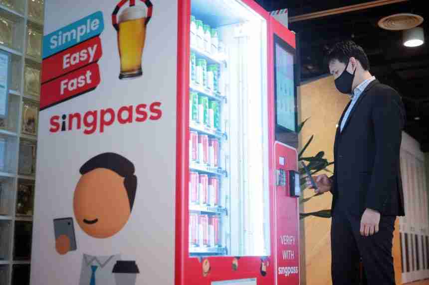 Buy Alcohol With SingPass From Vending Machines Soon; App Users Triple In Past Year