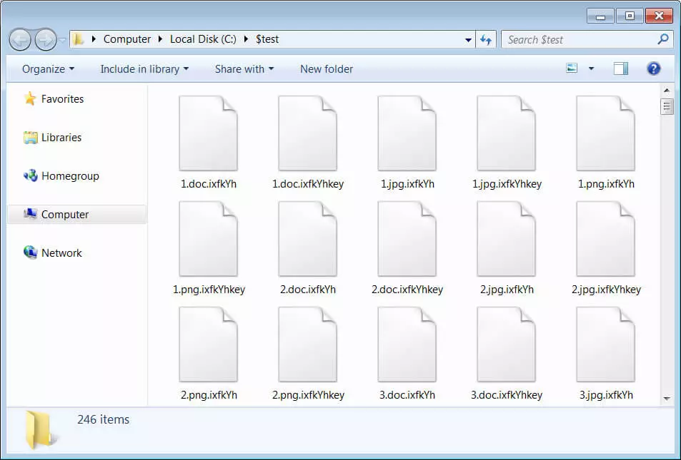 Excorcist 2.0 encrypted files
