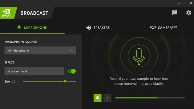 Nvidia Broadcast app