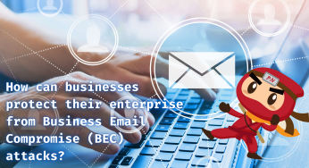 How can businesses protect their enterprise from Business Email Compromise (BEC) attacks?