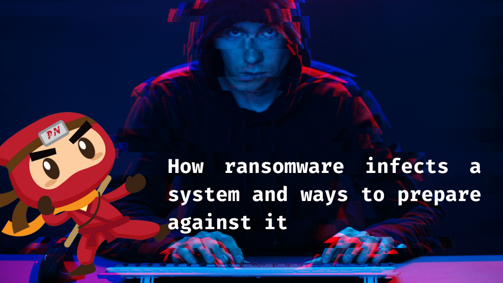 ransomware infects a system 