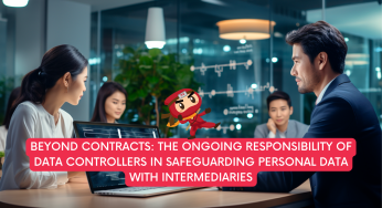 Beyond Contracts: The Ongoing Responsibility of Data Controllers in Safeguarding Personal Data with Intermediaries