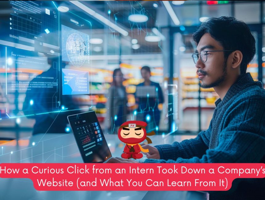 How a Curious Click from an Intern Took Down a Company’s Website (and What You Can Learn From It)