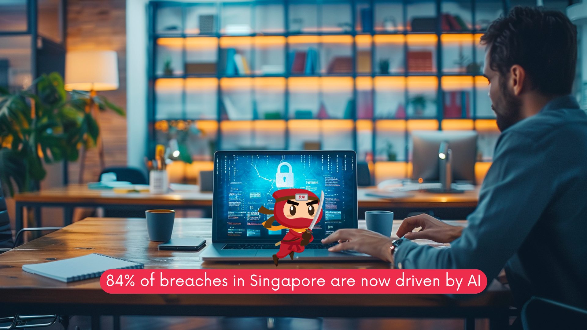 84% of breaches in Singapore are now driven by AI 1 AI